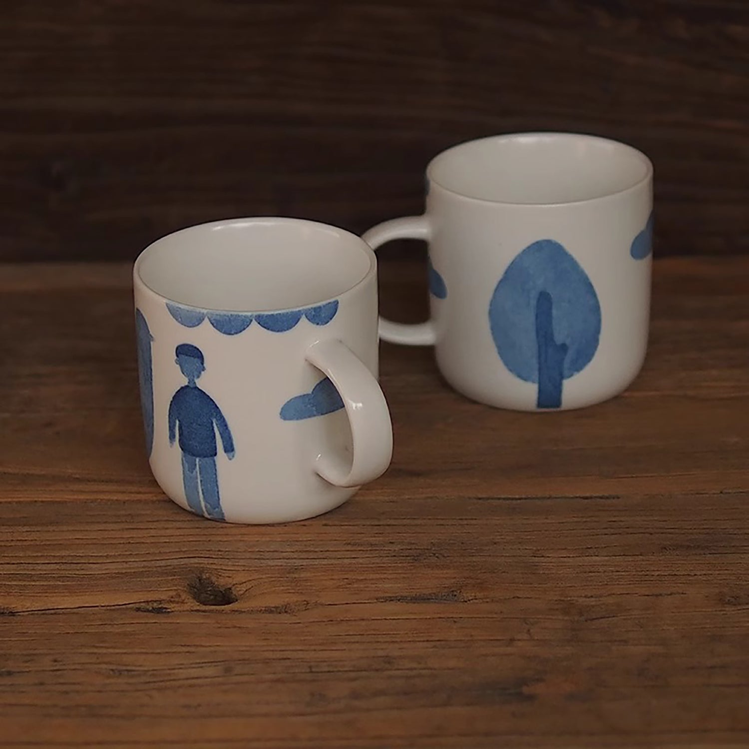 MUG AVEC OISEAUX ET FAMILLE