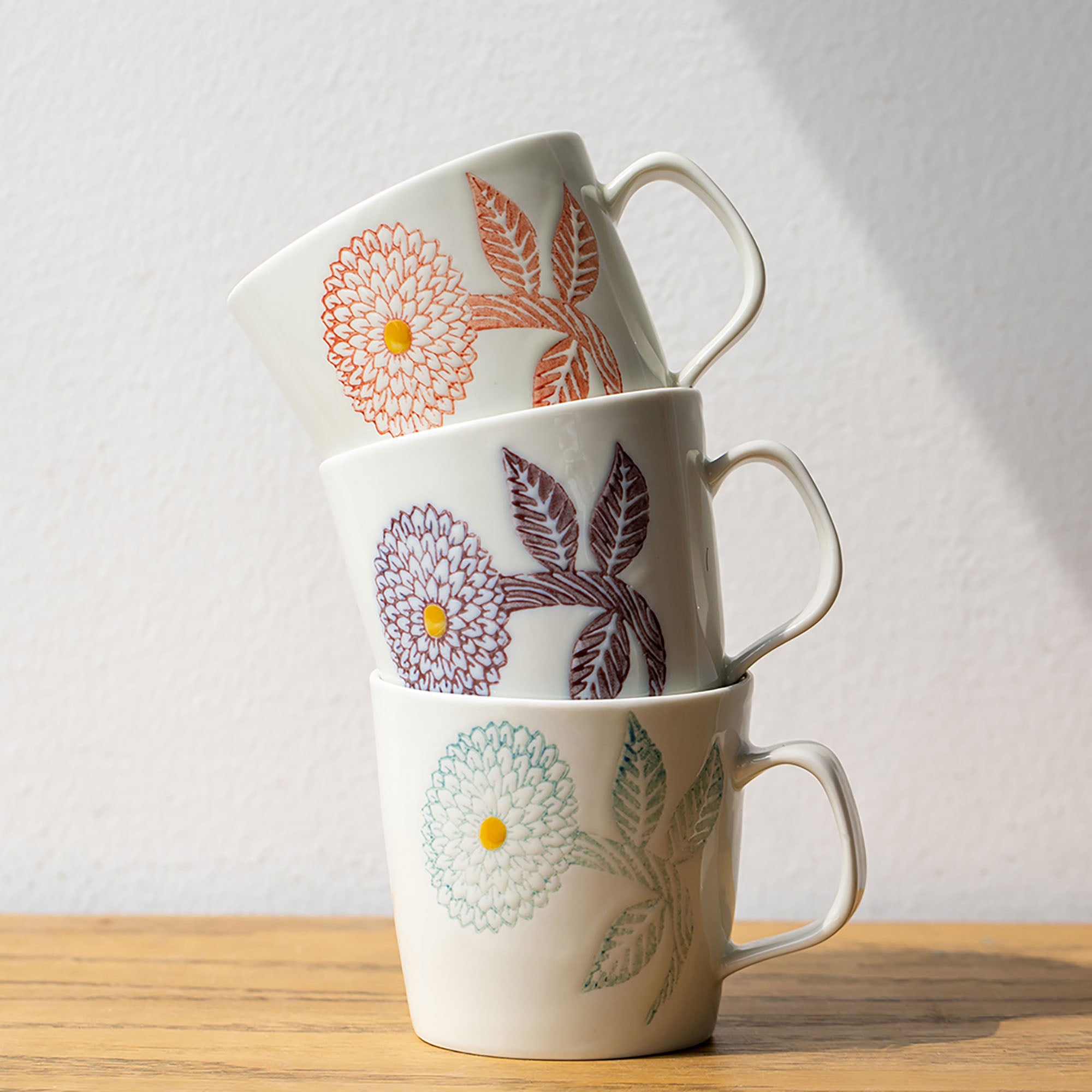 MUG de HASAMI avec motif FLEUR