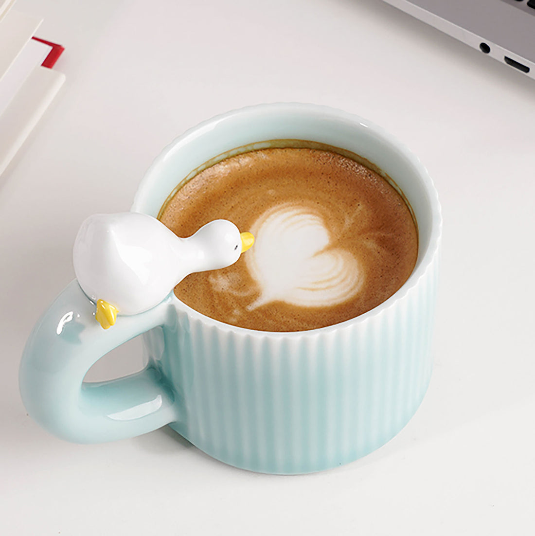 MUG-CANARD-PORCELAINE