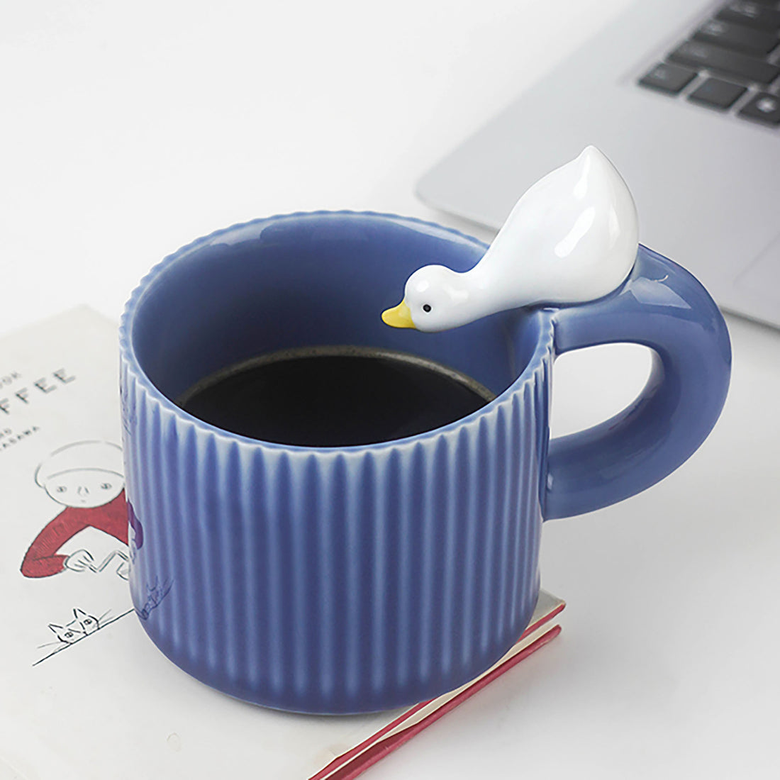 MUG-CANARD-PORCELAINE