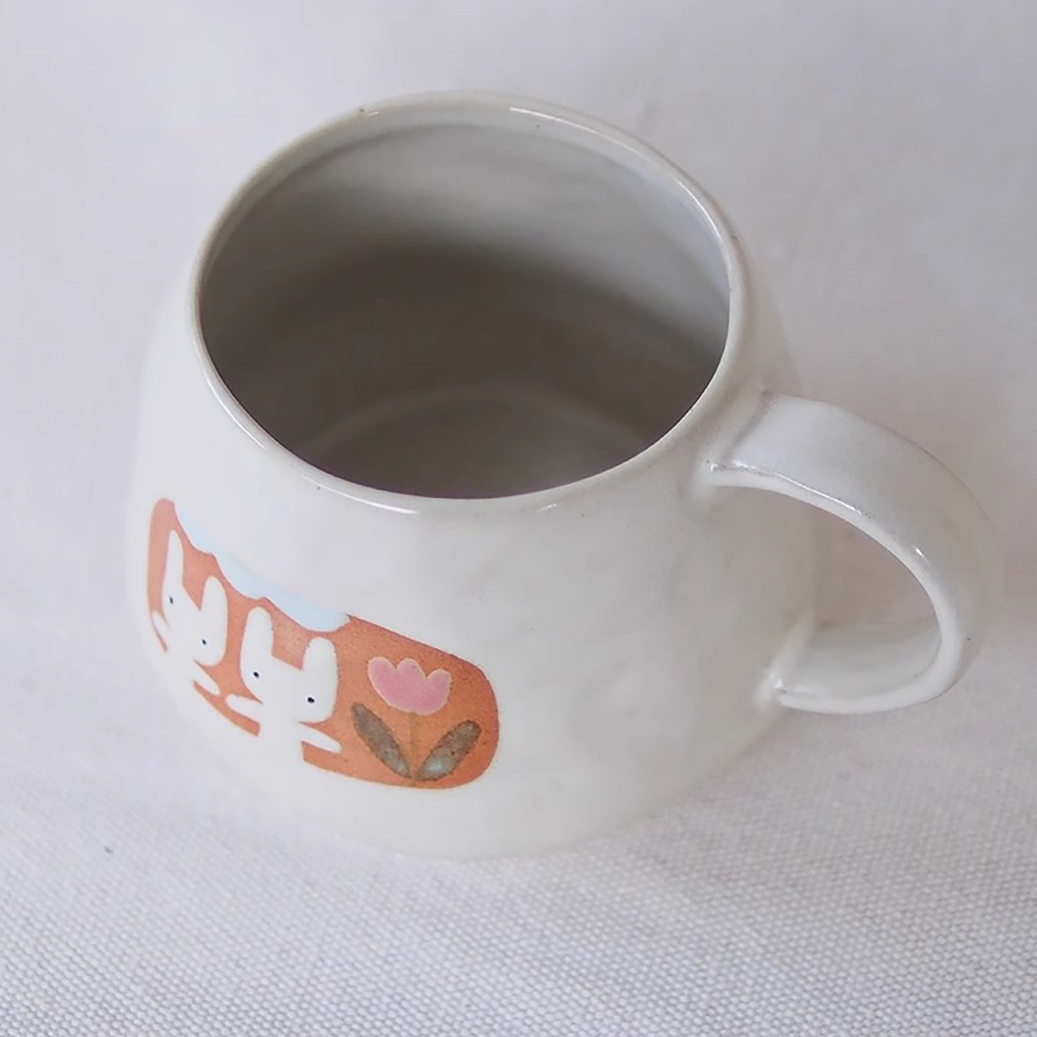 Mug en Céramique avec motif &quot;Amitié des Petits Lapins&quot;