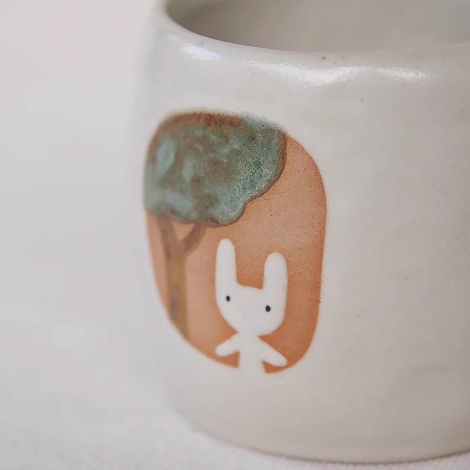 Mug en Céramique avec motif &quot;Amitié des Petits Lapins&quot;