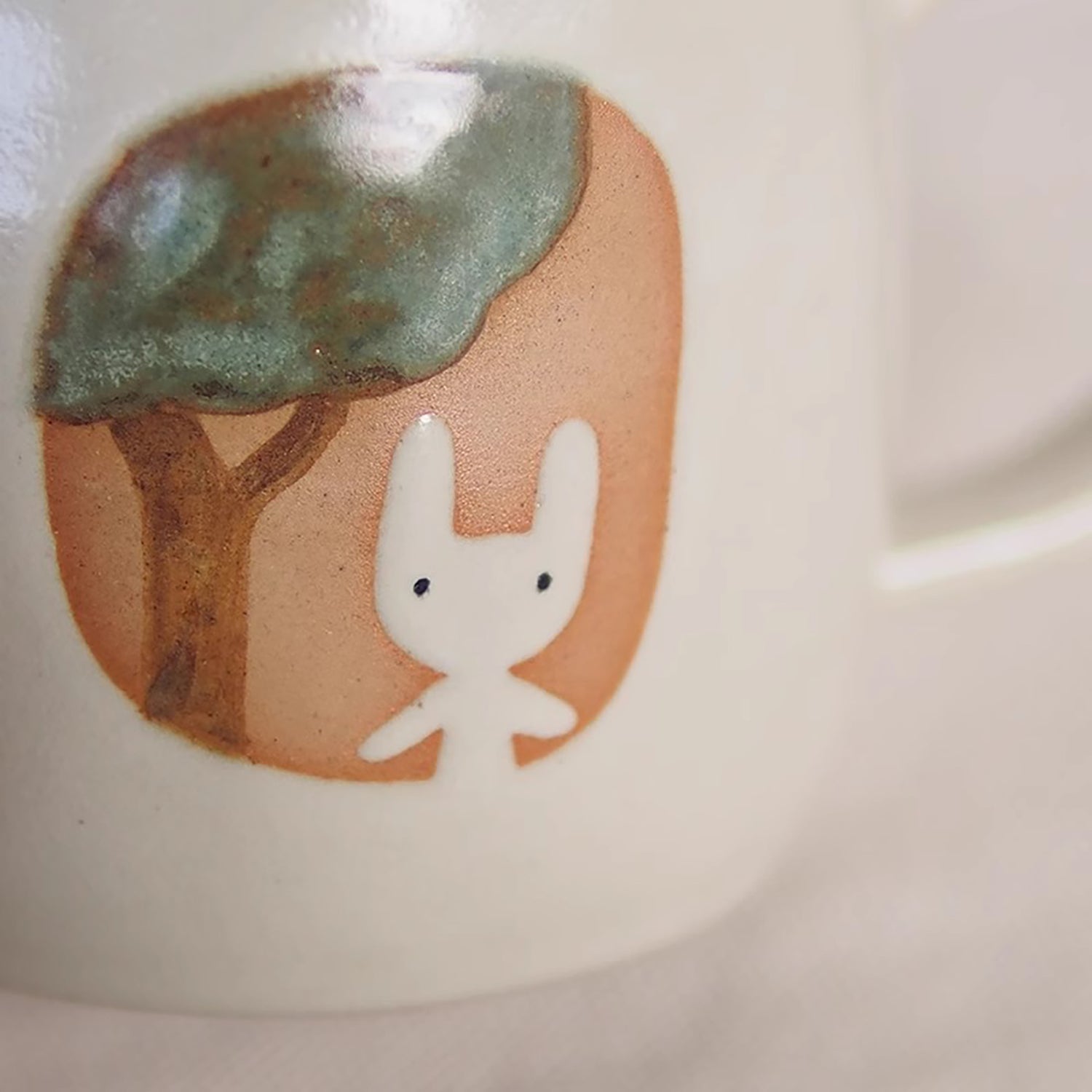 Mug en Céramique avec motif &quot;Amitié des Petits Lapins&quot;