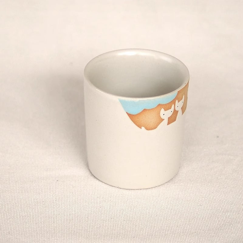 Mug en Céramique avec motif &quot;Chat en Randonnée&quot;