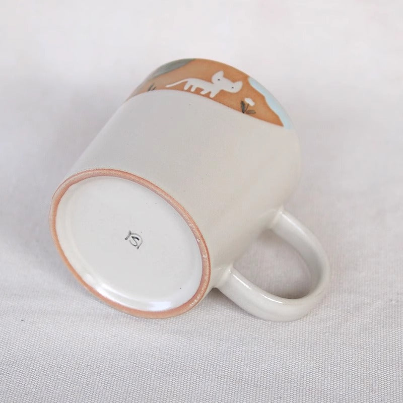 Mug en Céramique avec motif &quot;Chat en Randonnée&quot;