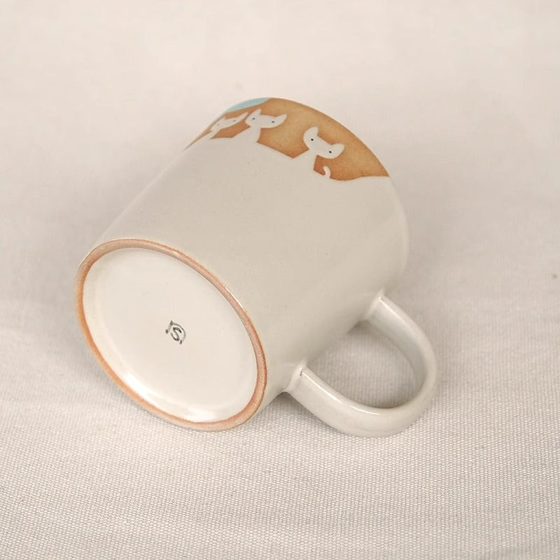 Mug en Céramique avec motif &quot;Chat en Randonnée&quot;