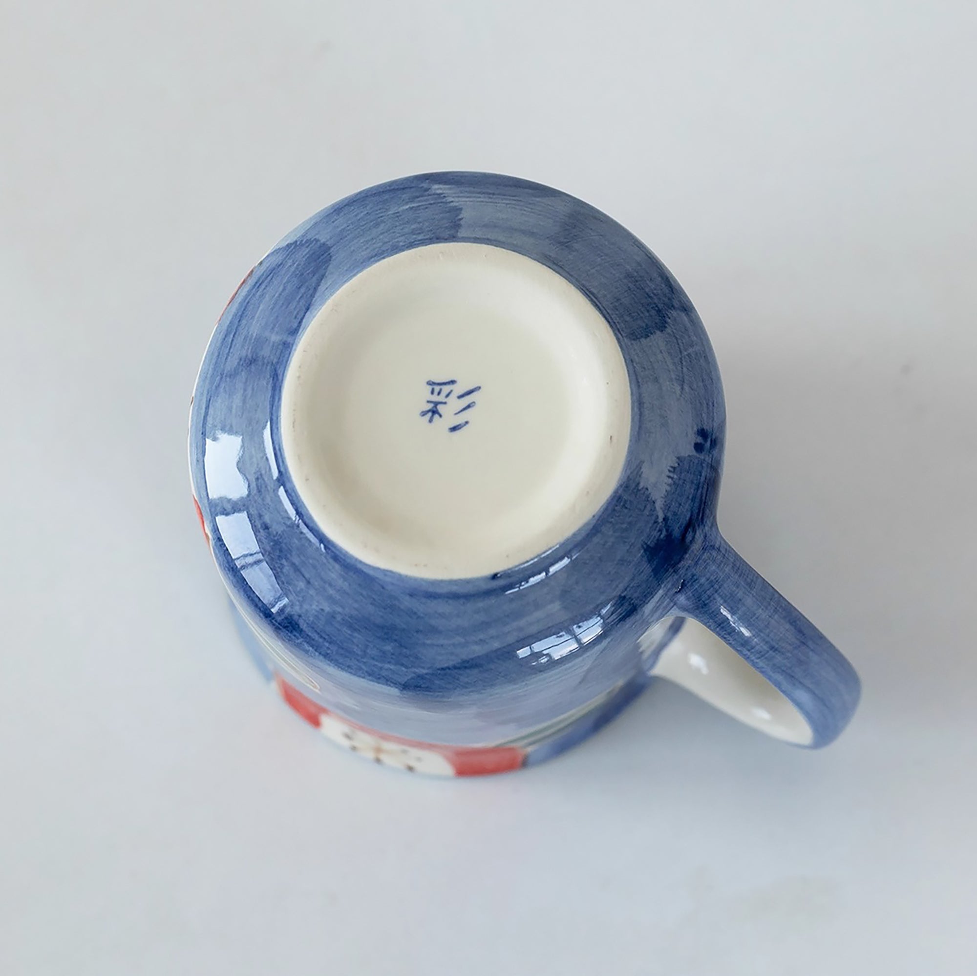 Mug en céramique Minoyaki peint à la main