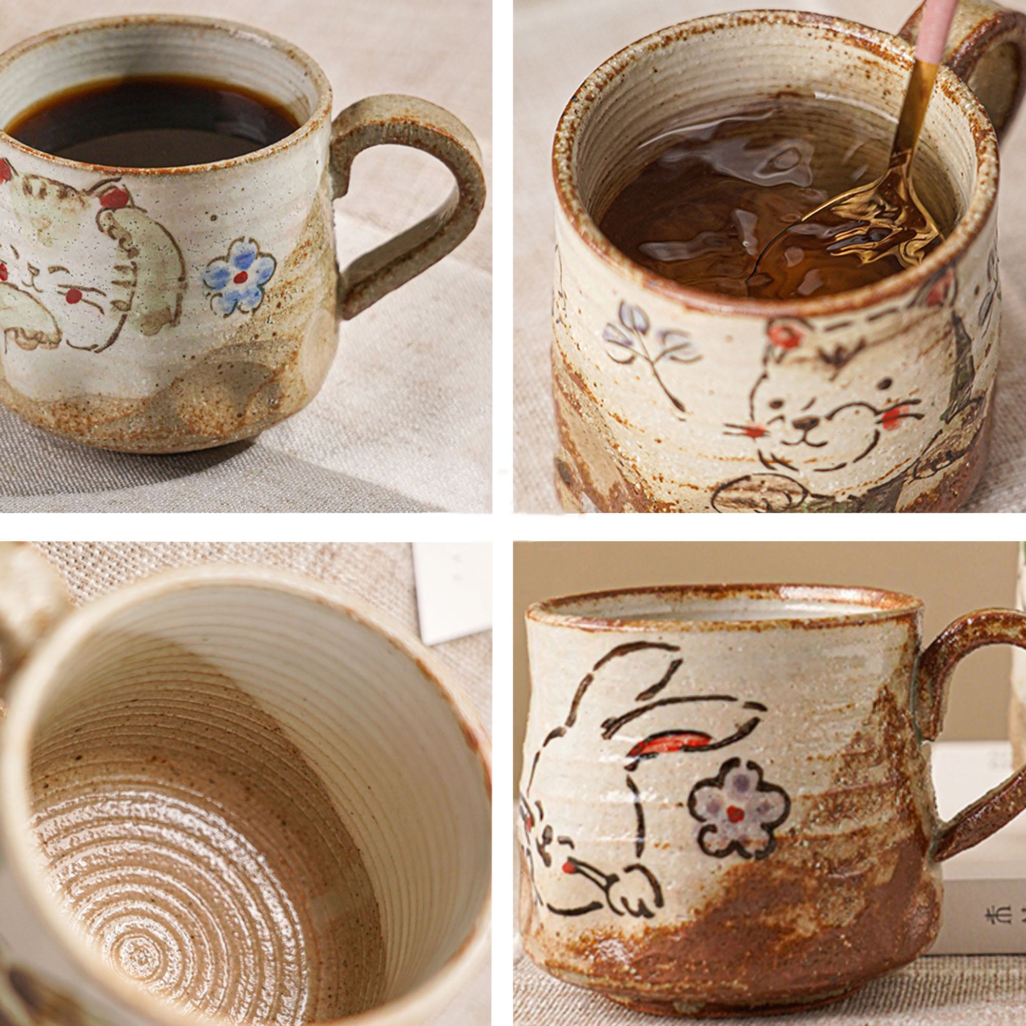 Mug café Seto-yaki