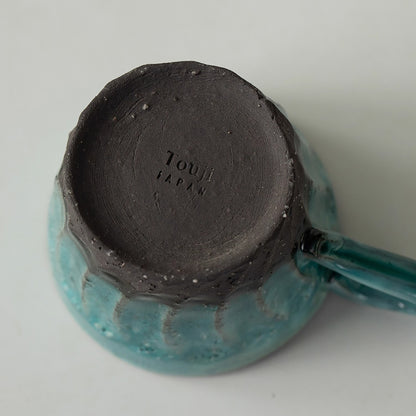 Mug en céramique Seto-yaki rustique