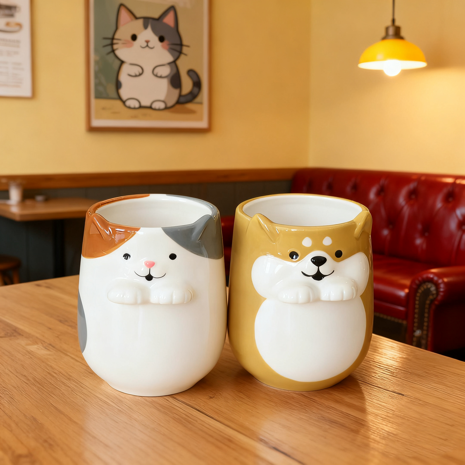 Tasse en céramique DECOLE série Petite patte 