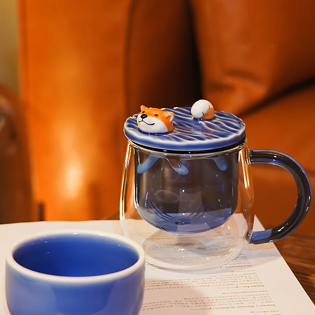 MUG,SHIBA,VERRE