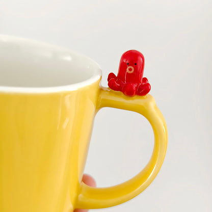Mug avec design onigiri et poulpe