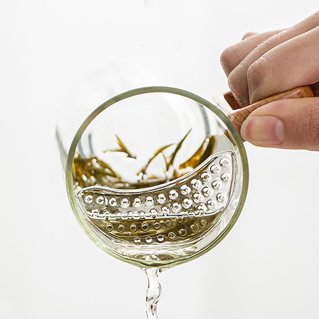 Mug à thé en verre avec filtre à thé