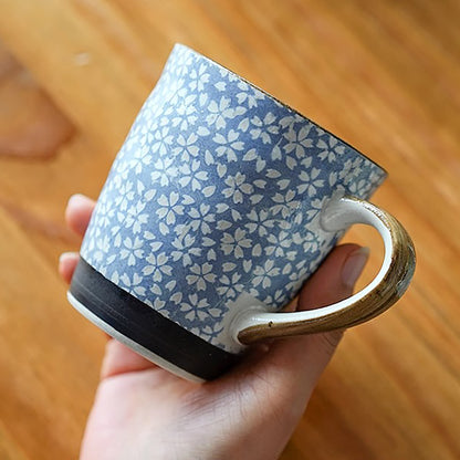 Mug en céramique style vintage japonais 