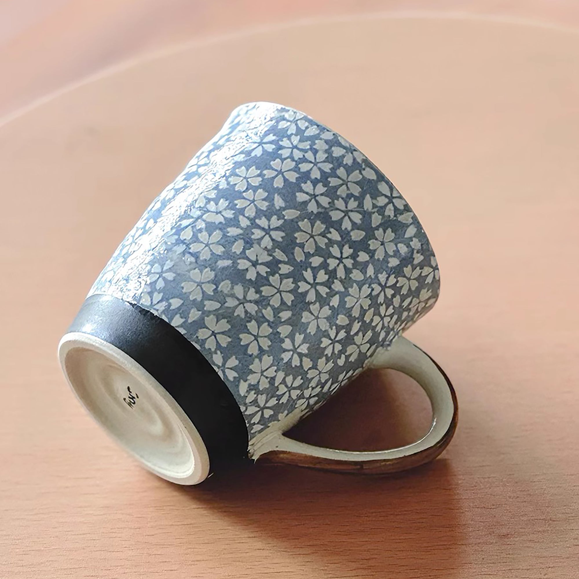 Mug en céramique style vintage japonais 