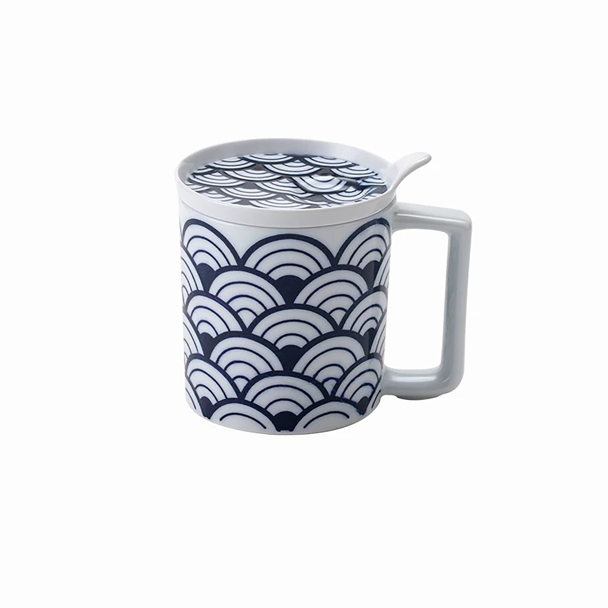 Mug en porcelaine Arita-yaki motif porte-bonheur