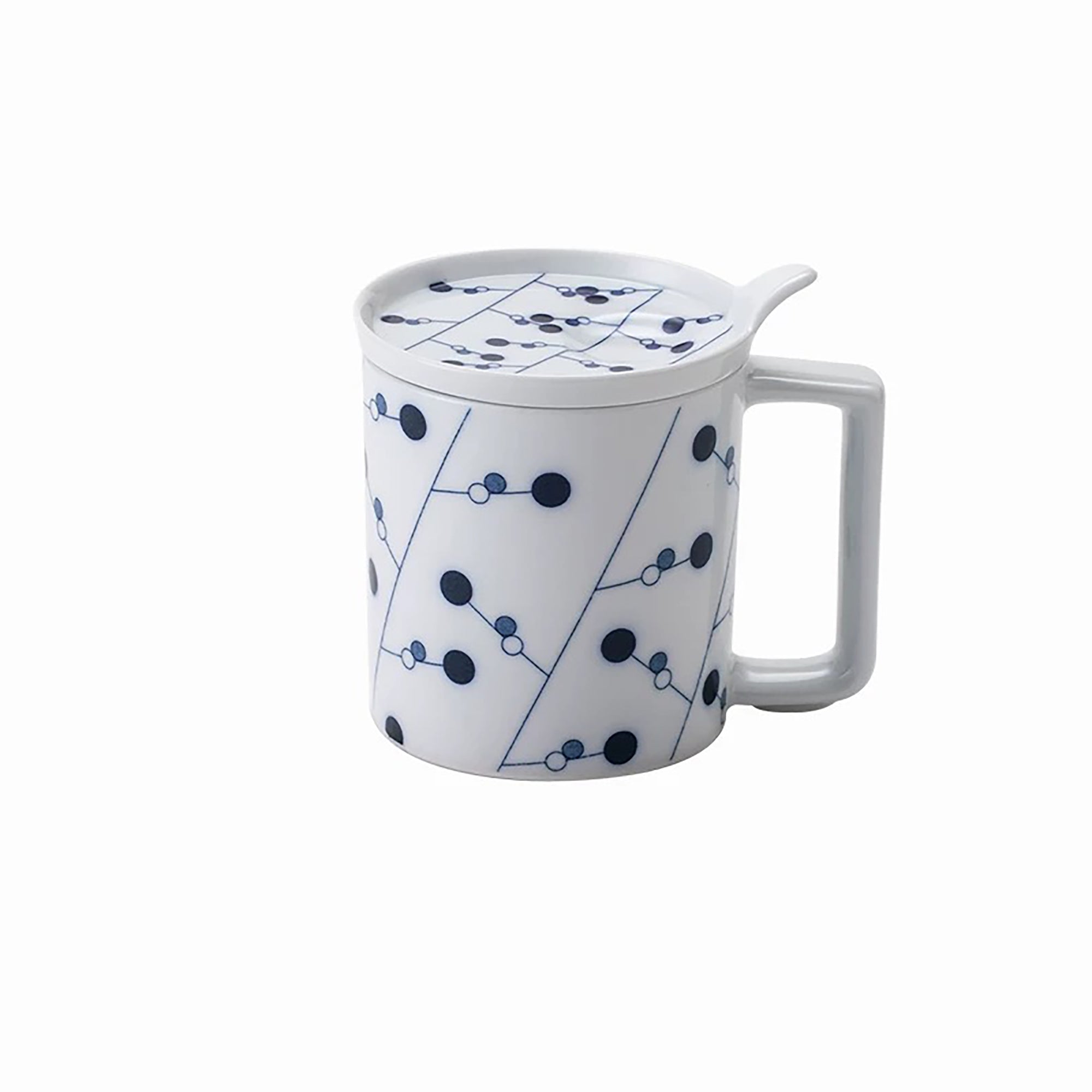 Mug en porcelaine Arita-yaki motif porte-bonheur