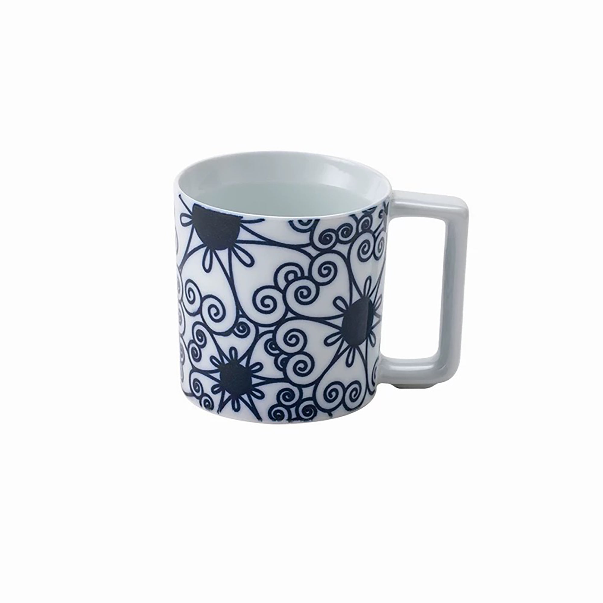 Mug en porcelaine Arita-yaki motif porte-bonheur