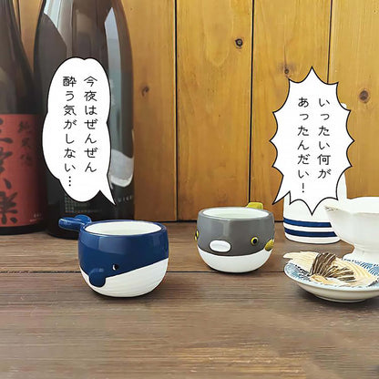Tasse à saké en céramique avec mignon motif