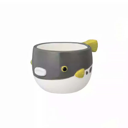 Tasse à saké en céramique avec mignon motif