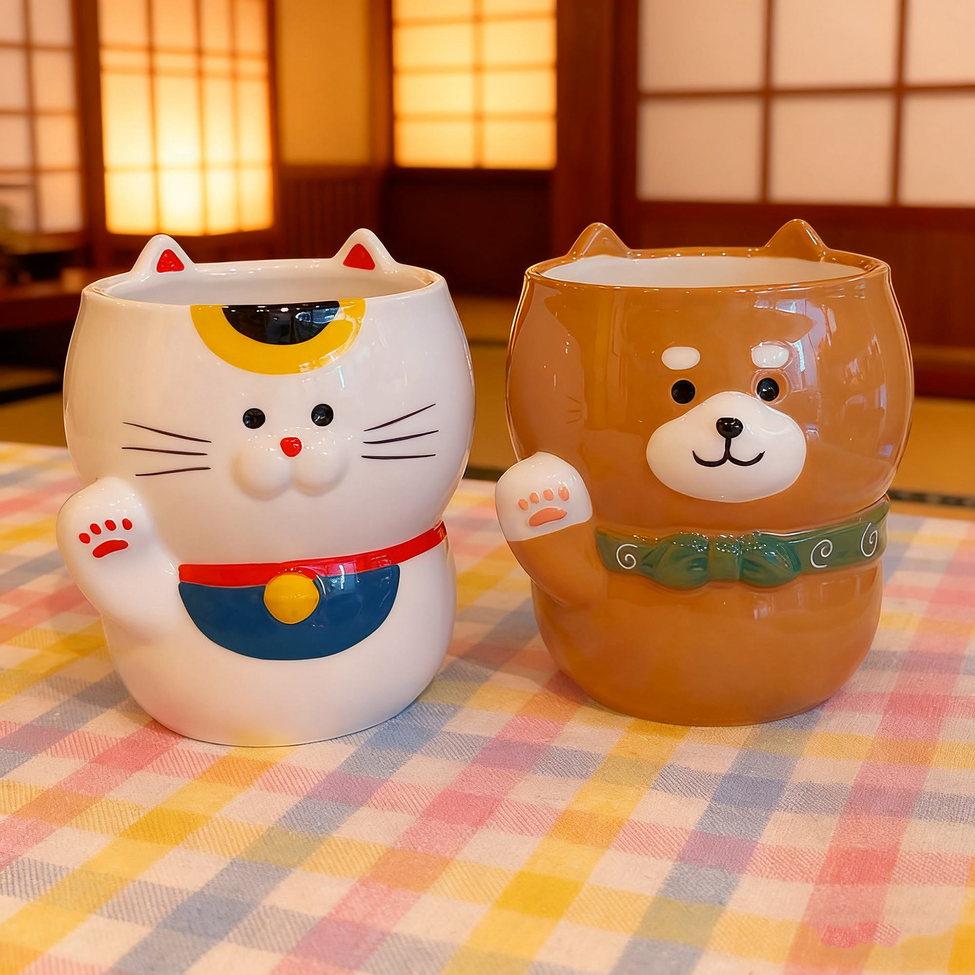 Mug  porte-bonheur en céramique Décole