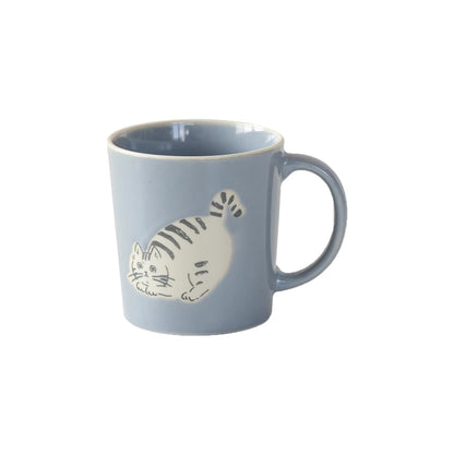 Mug Minoyaki en céramique motif chats adorables