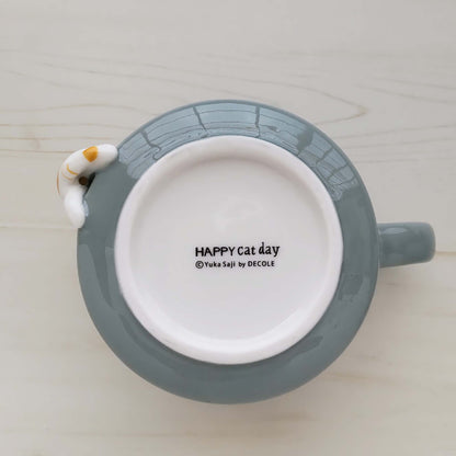 Mug en céramique DECOLE avec chat mignon