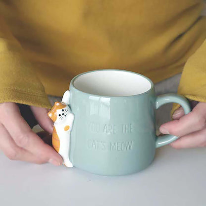 Mug en céramique DECOLE avec chat mignon
