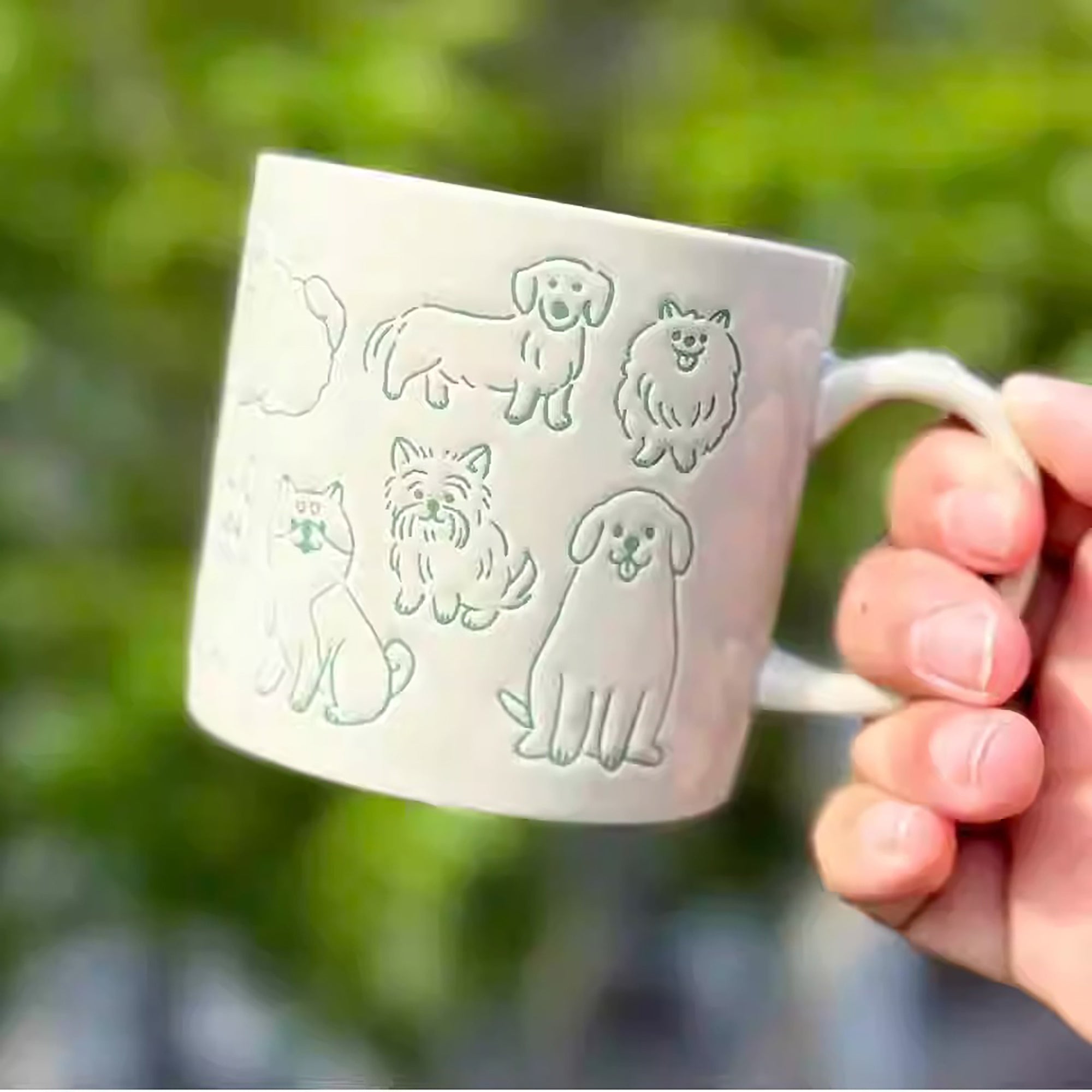 Mug relief chats chiens DECOLE