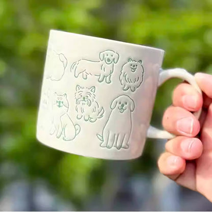 Mug relief chats chiens DECOLE