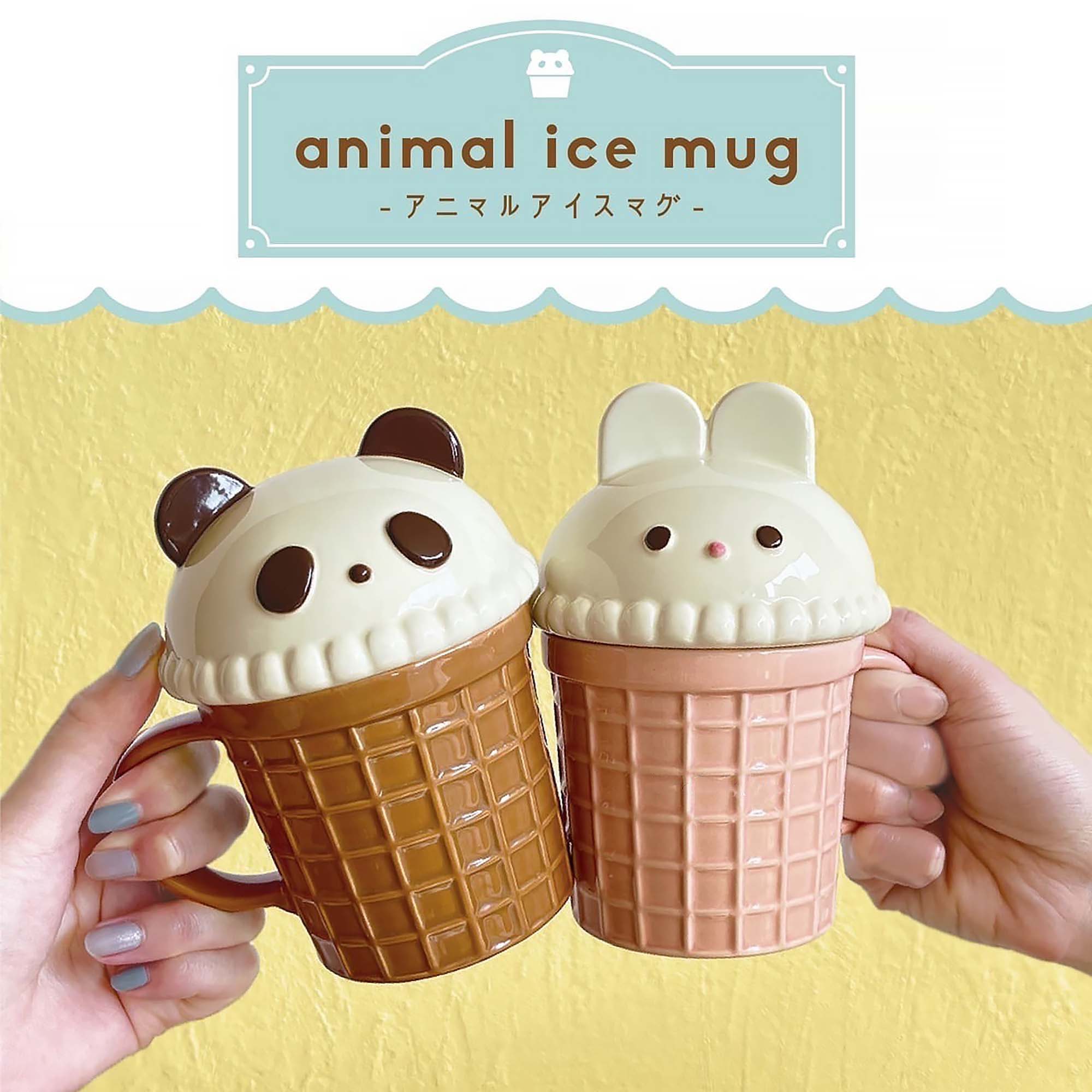 Mug en céramique Decole en Série animaux glace