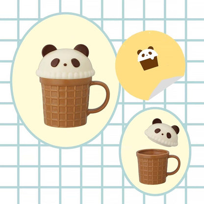 Mug en céramique Decole en Série animaux glace