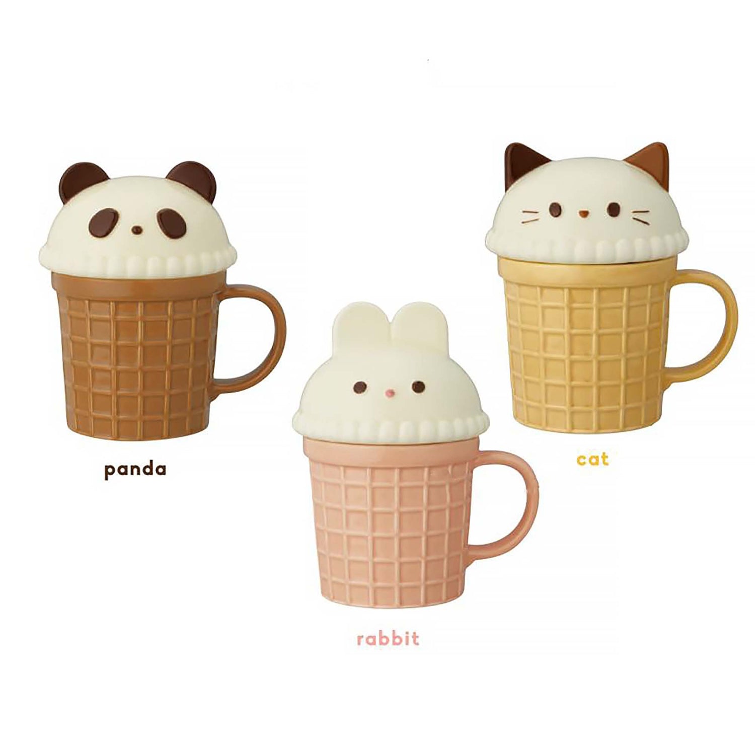 Mug en céramique Decole en Série animaux glace