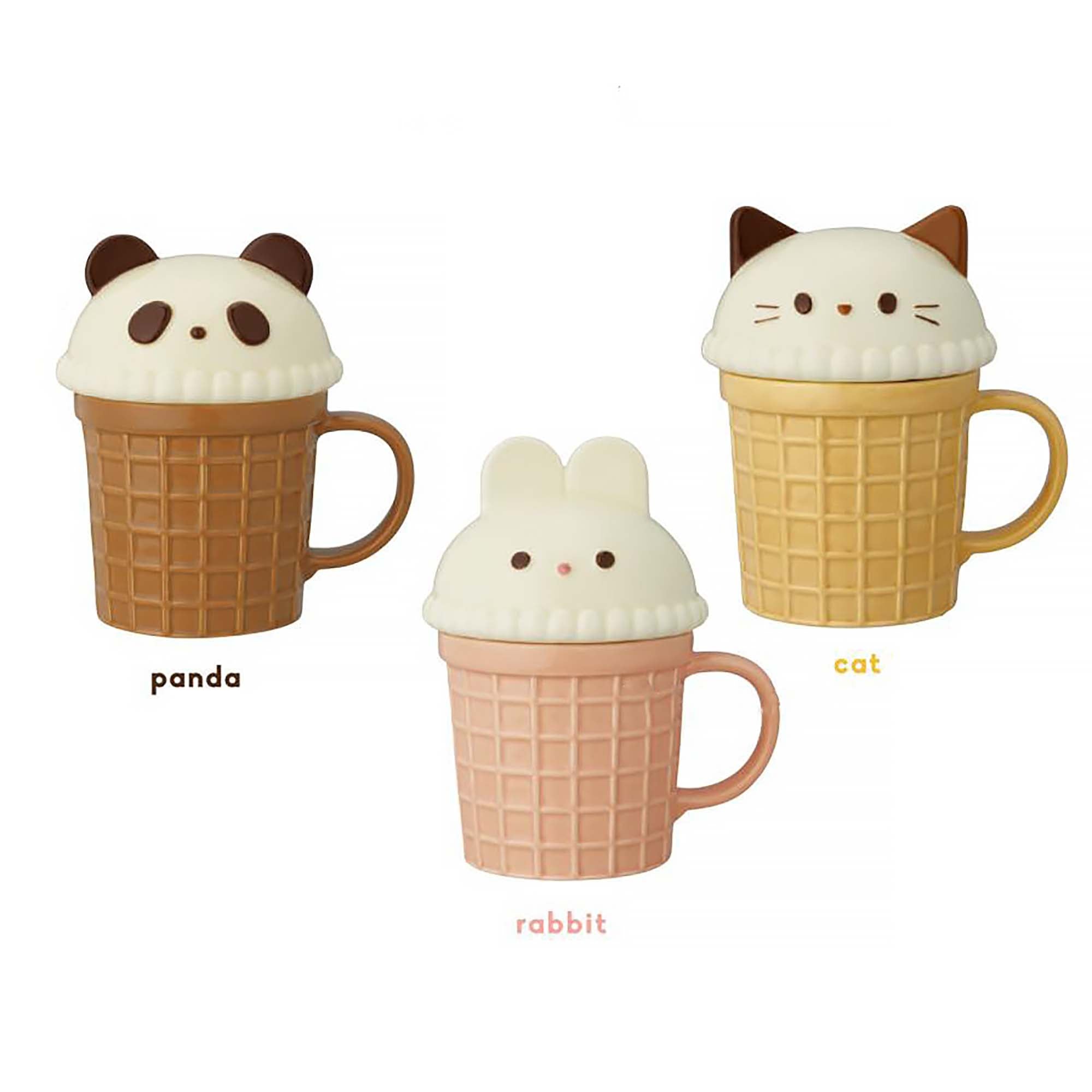 Mug en céramique Decole en Série animaux glace