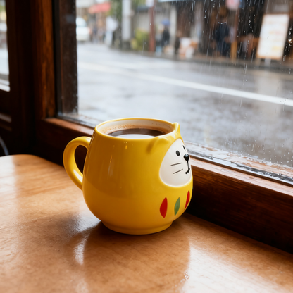 Mug avec Chat Daruma porte-bonheur