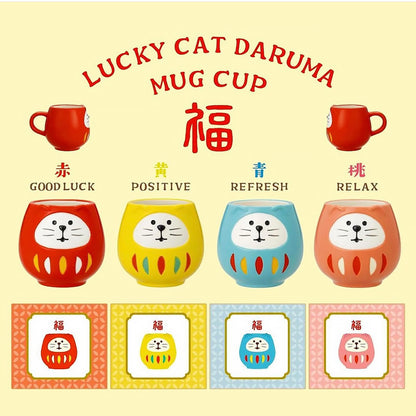 Mug avec Chat Daruma porte-bonheur