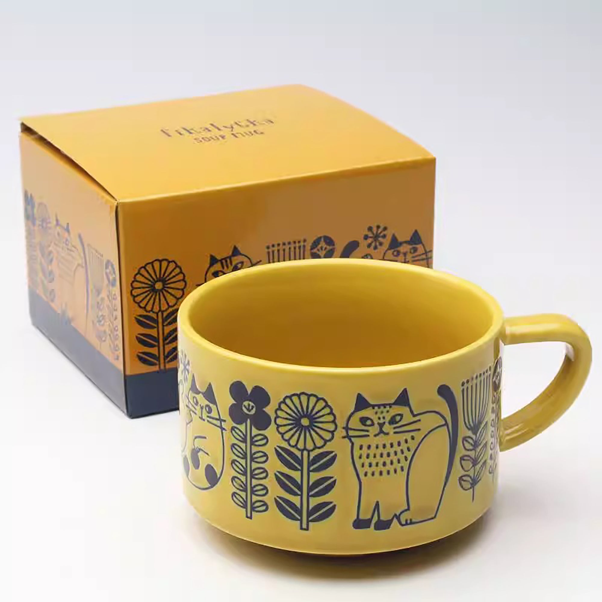 Tasse à café DECOLE motif animal en relief