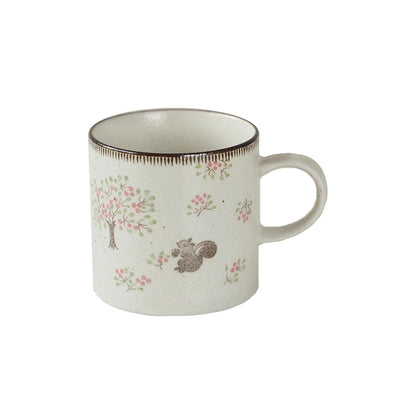 Mug en céramique de style rétro japonais