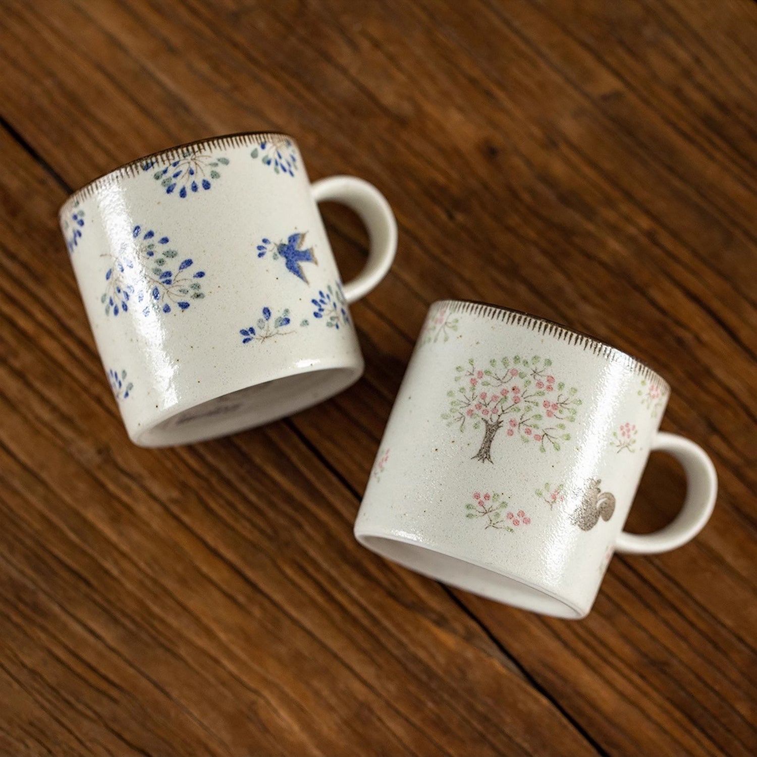 Mug en céramique de style rétro japonais