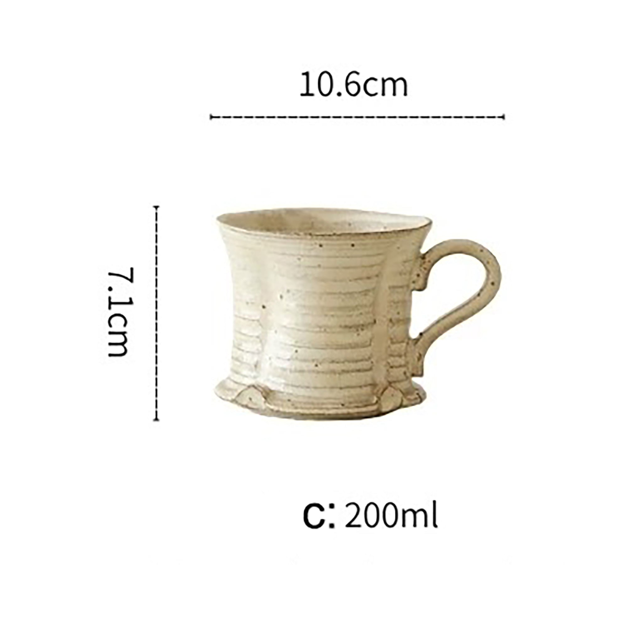 Mug en grès finition Kohiki