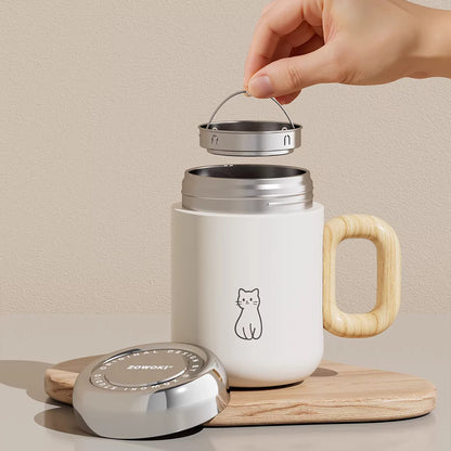 Mug isotherme inox avec filtre