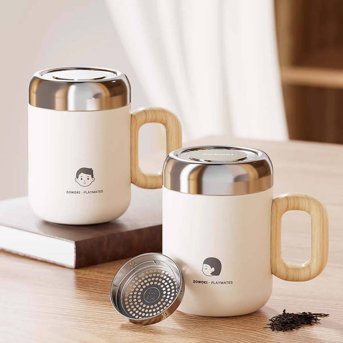 Mug isotherme inox avec filtre