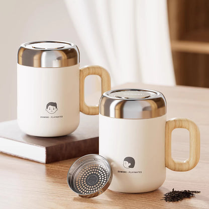 Mug isotherme inox avec filtre