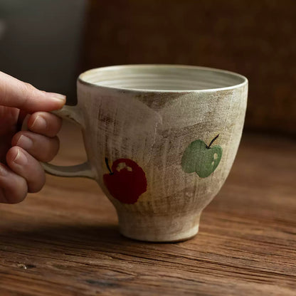Mug  avec motif Pommes peintes à la main