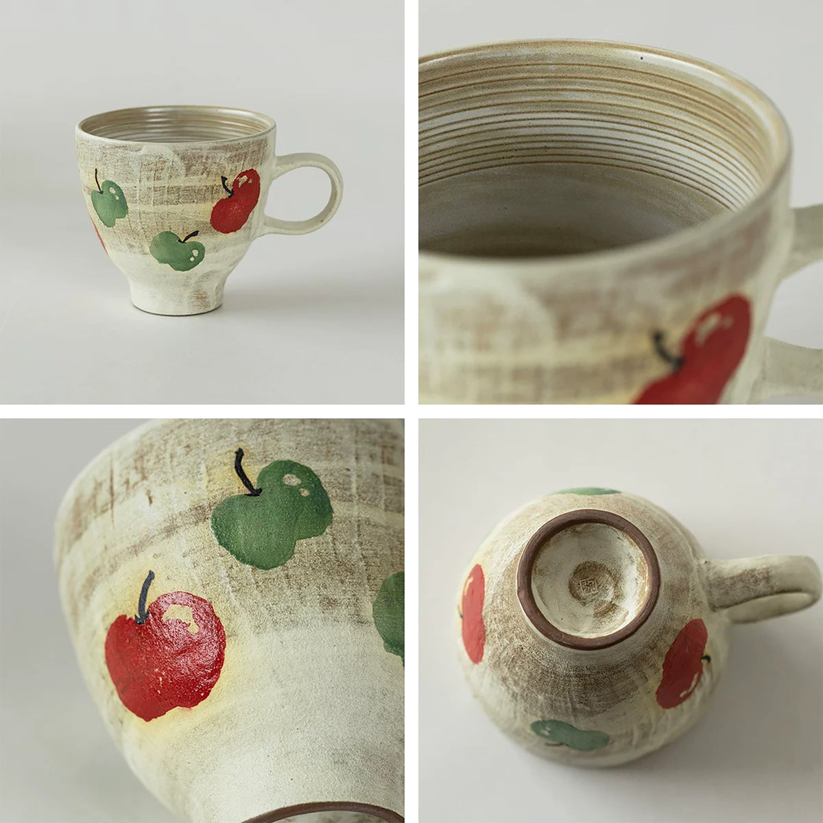 Mug  avec motif Pommes peintes à la main