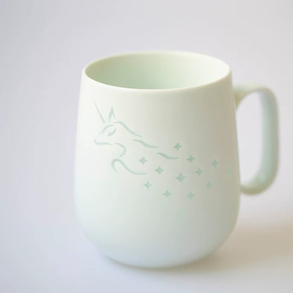 Mug en porcelaine style translucide avec motif cerf céleste