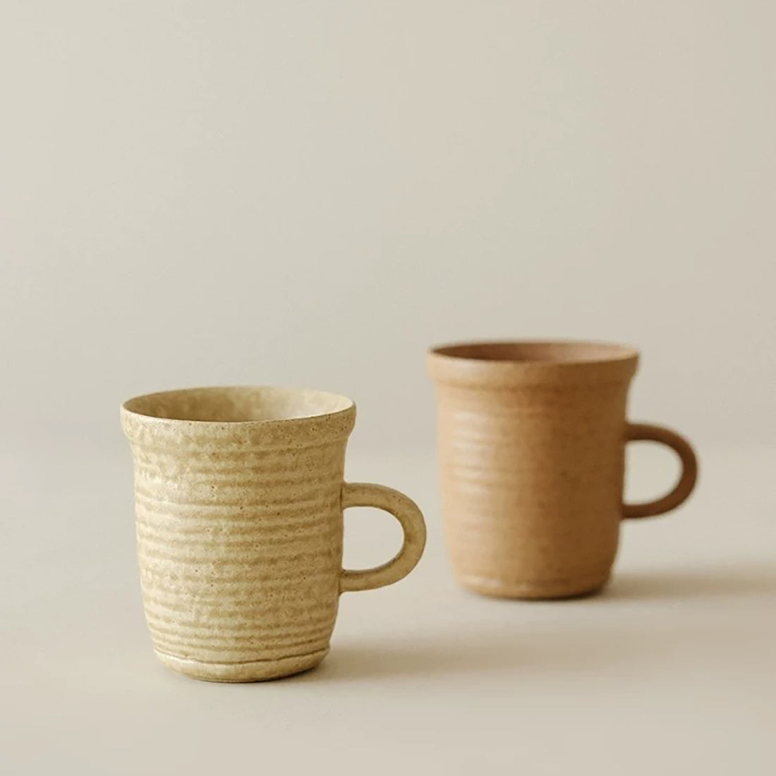 Mug en céramique émaillée effet four