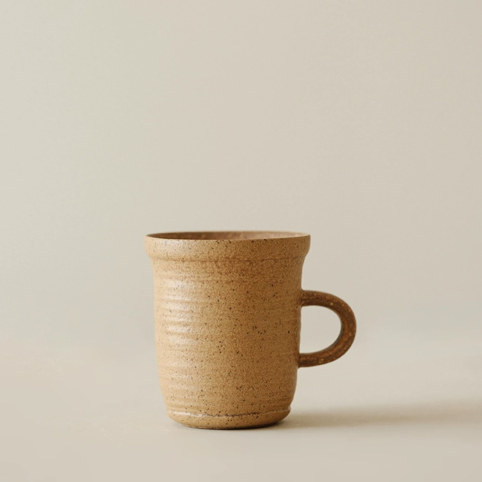 Mug en céramique émaillée effet four