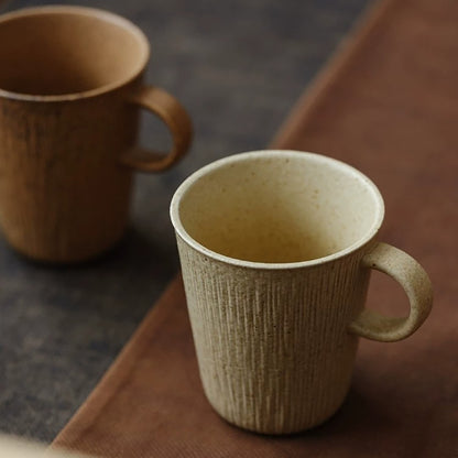 Mug en céramique à glaçure changeante effet four