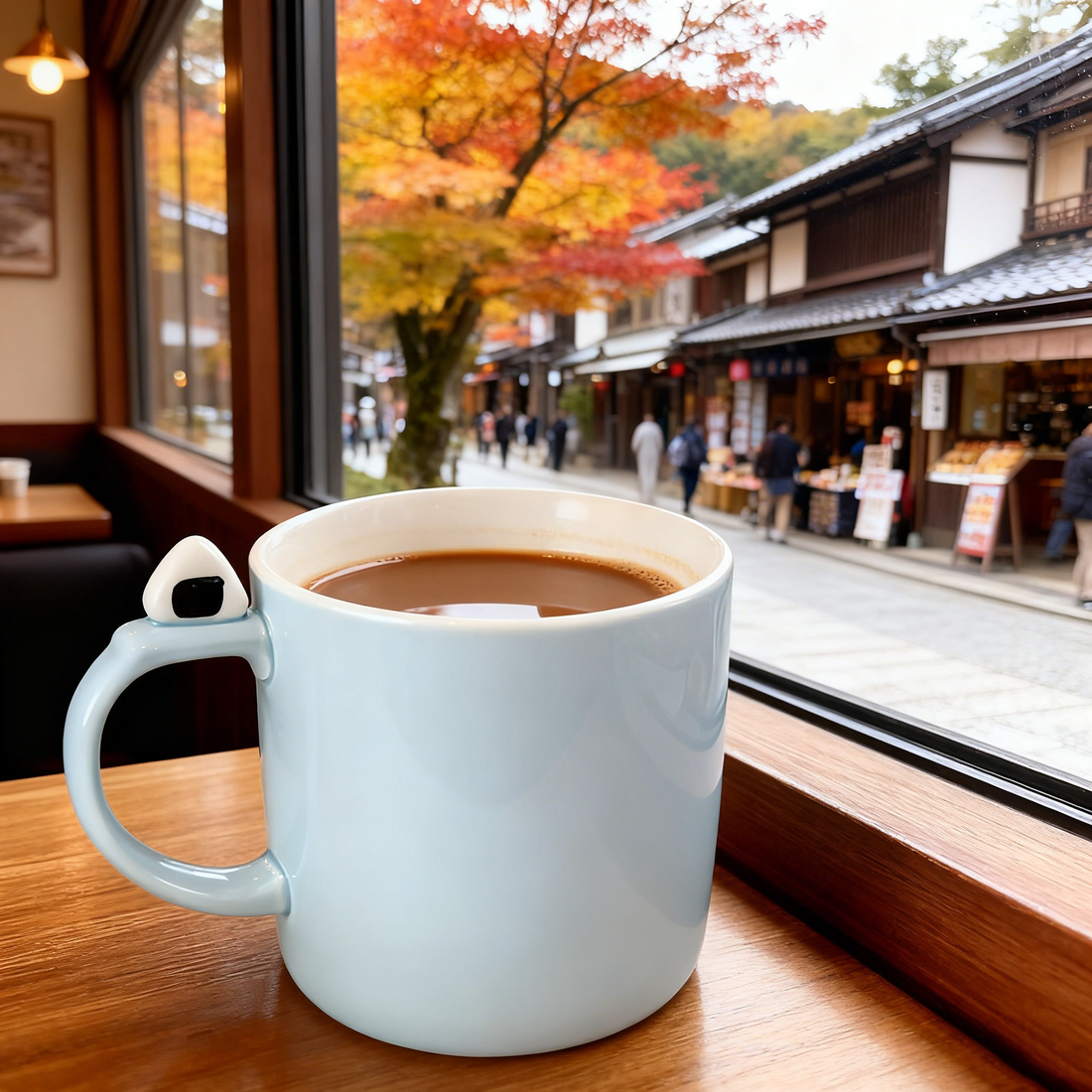 Mug avec design onigiri et poulpe